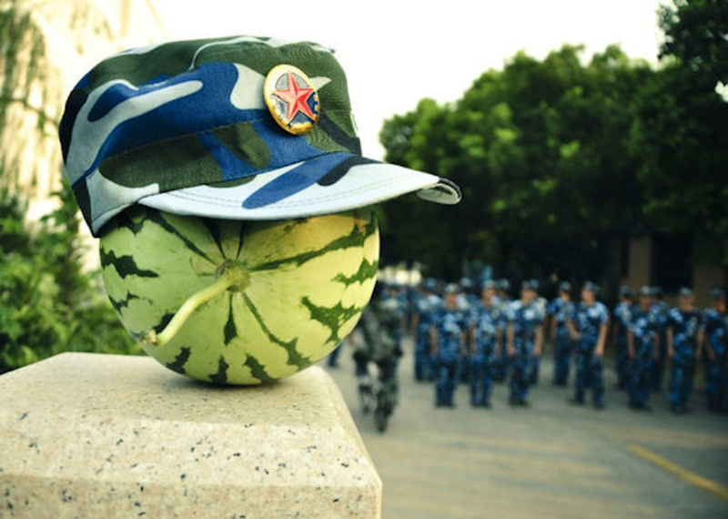 Illustration for article titled The Lighter Side Of China's Compulsory Military Training